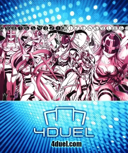 Angewomon Pink Custom Playmat