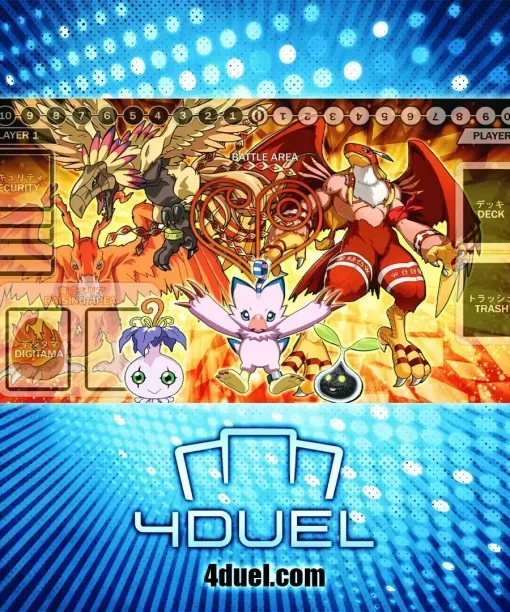 Biyomon With Zones Custom Playmat