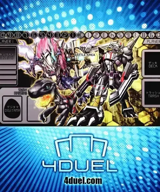 Black Agumon X Custom Playmat