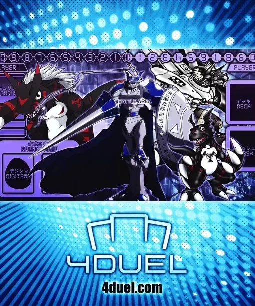 Black Guilmon Custom Playmat