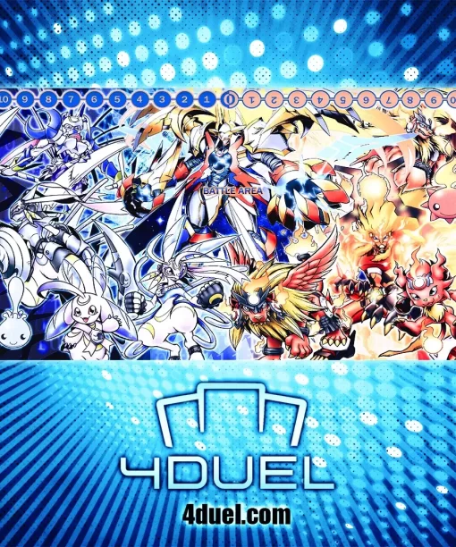 Coronamon y Lunamon Custom Playmat