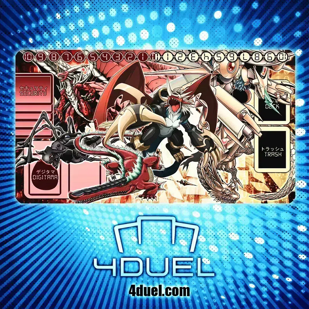 Dragons Digimon Custom Playmat DRAGONS DIGIMON CUSTOM PLAYMAT
