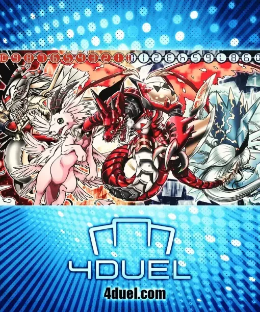 Four Great Dragons Custom Playmat