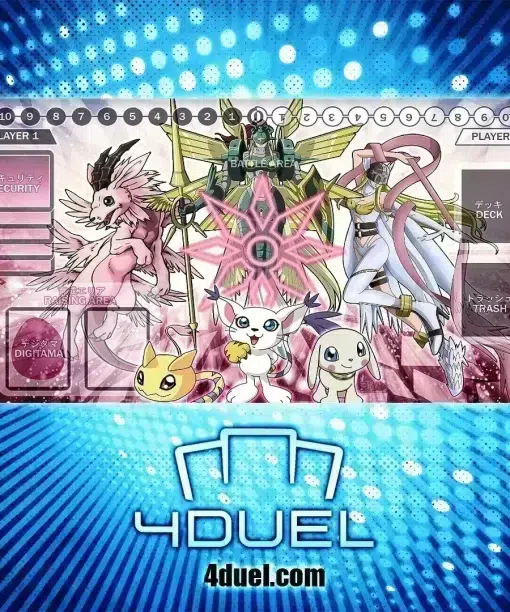 Gatomon Emblem Custom Playmat