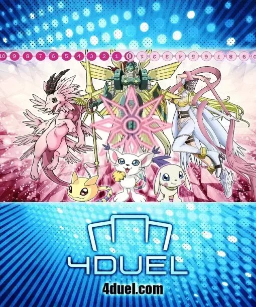 Gatomon Emblem Without Zones Custom Playmat