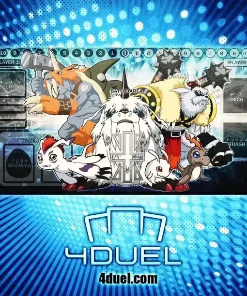 Gomamon Emblem Custom Playmat