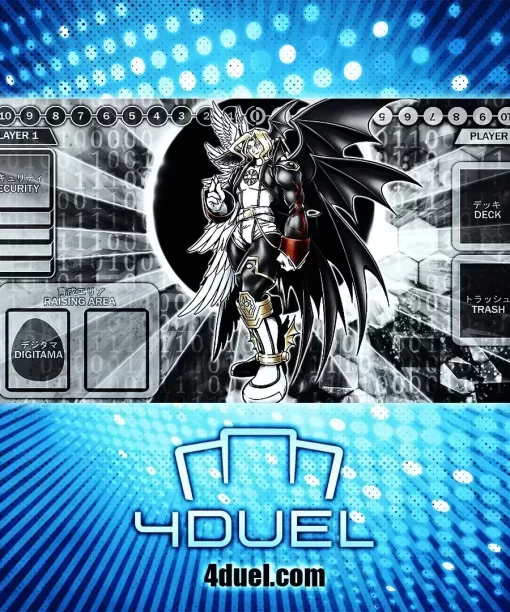 Lucemon Fallen Mode Custom Playmat