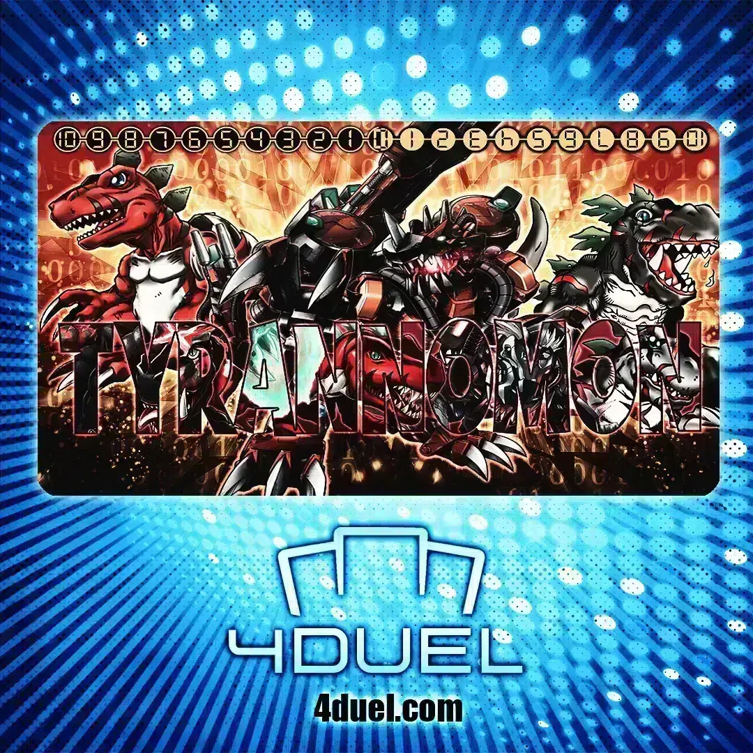 Tyrannomon Custom Playmat