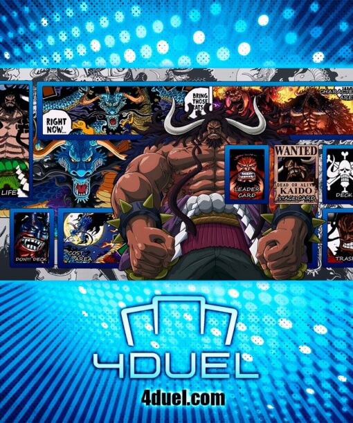 Kaidou of the Beasts One Piece Custom Playmat