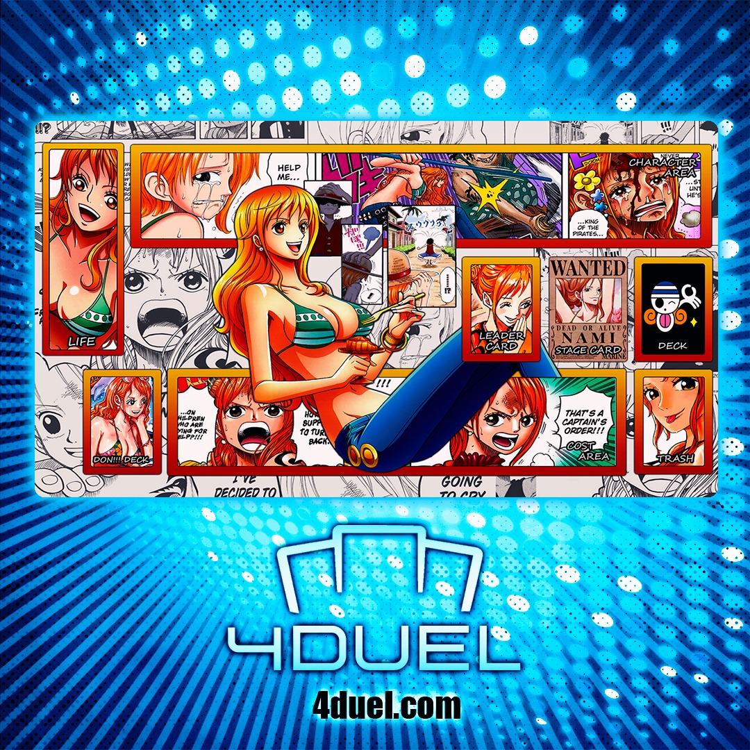Nami one piece custom playmat