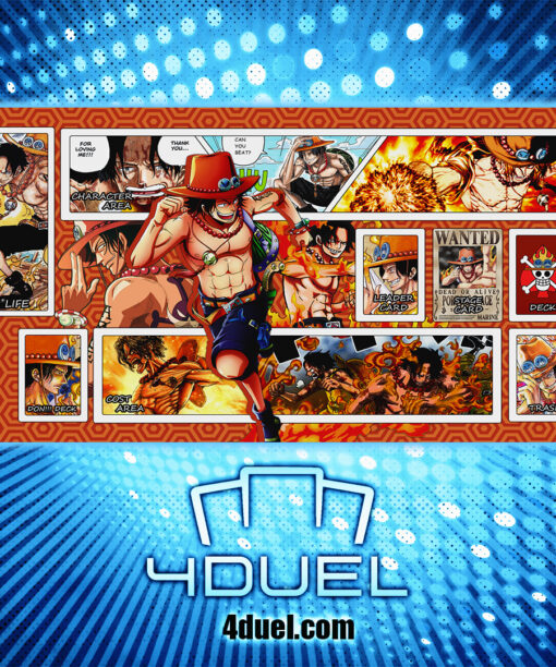 Portgas D. Ace One Piece Custom Playmat