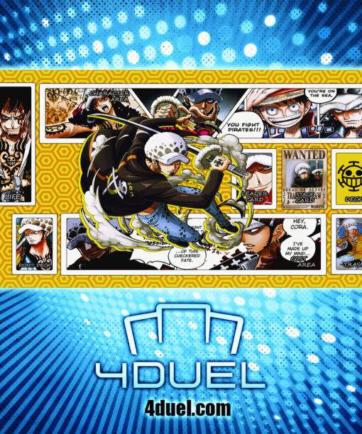 Trafalgar D. Water Law One Piece Custom Playmat