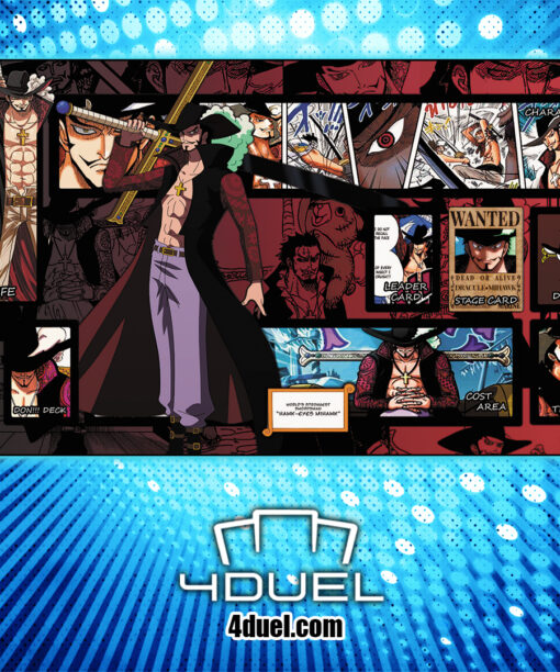 Dracule Mihawk One Piece Custom Playmat