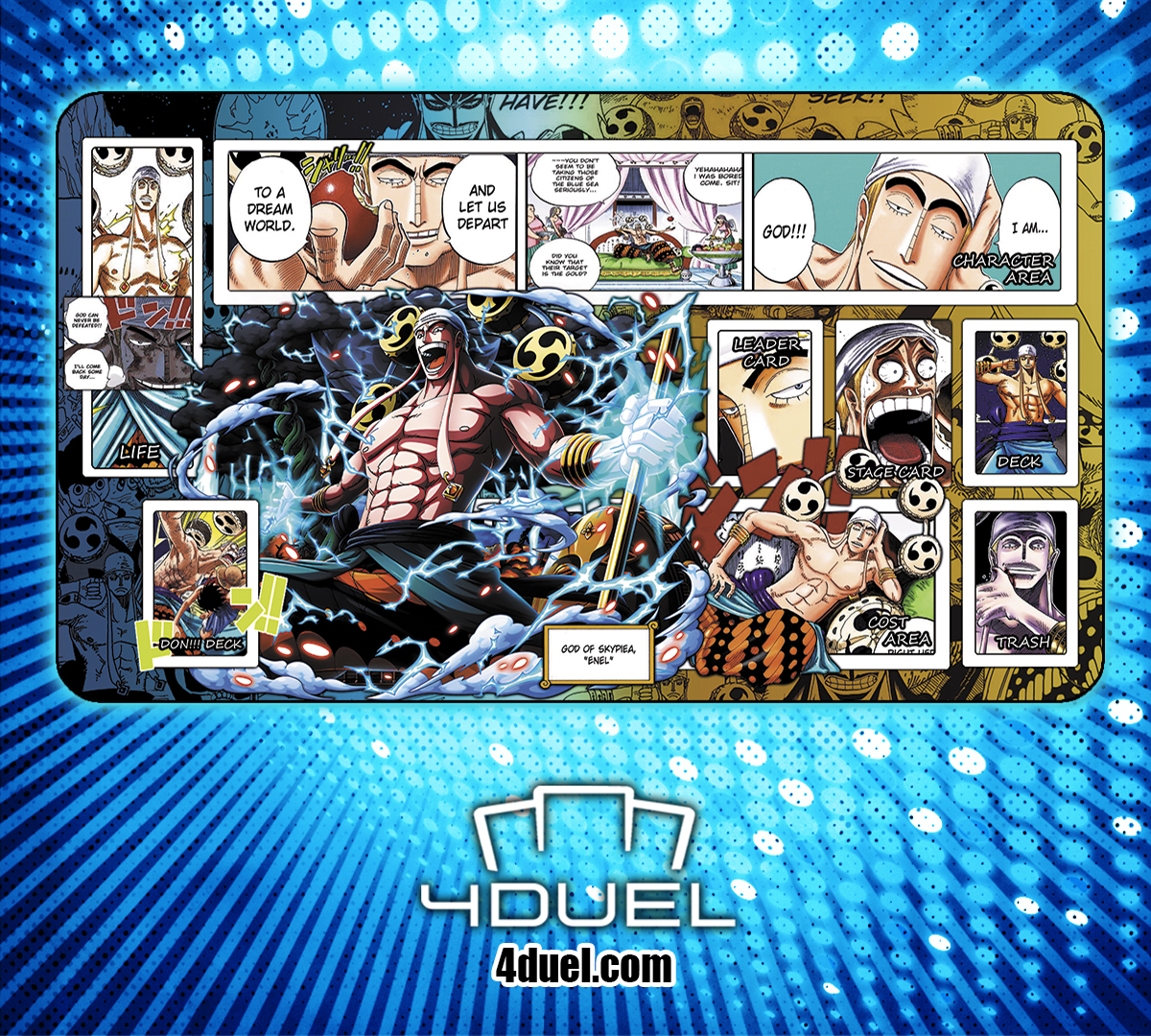 Enel One Piece Custom Playmat