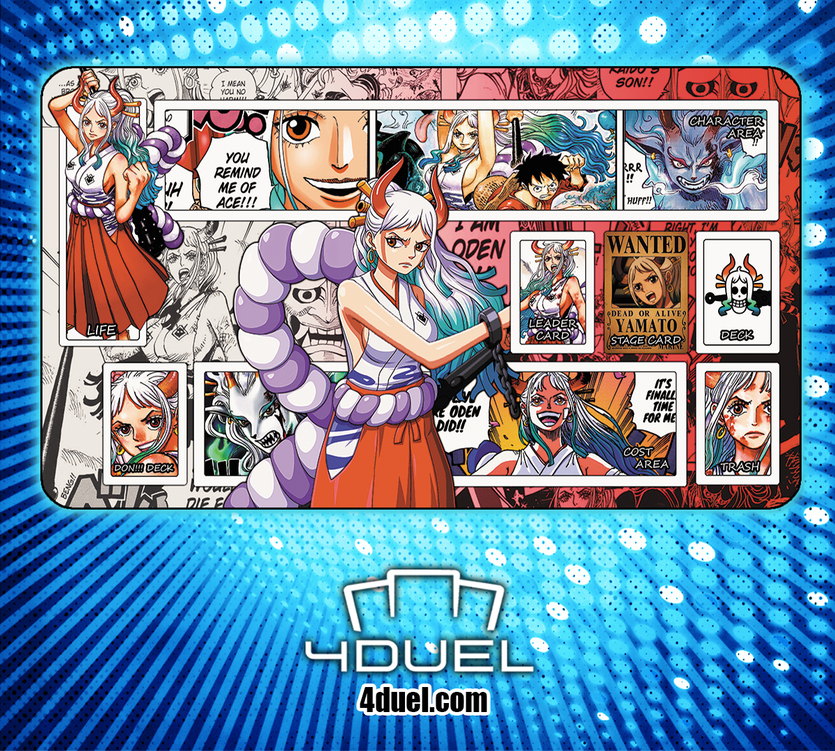 Yamato One Piece Custom Playmat