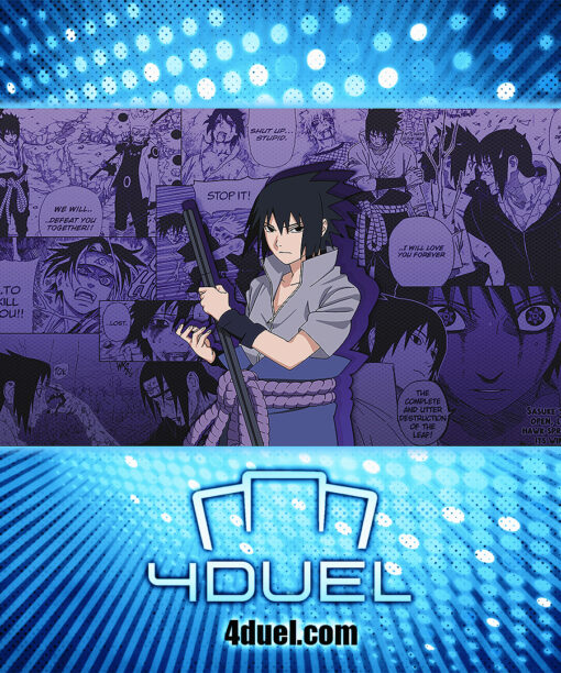 Sasuke Uchiha Naruto Custom Playmat